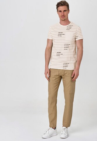 Regular Pantalon cargo 'Cagle' INDICODE JEANS en marron