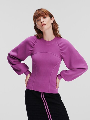 Karl Lagerfeld Sweater in Pink: front