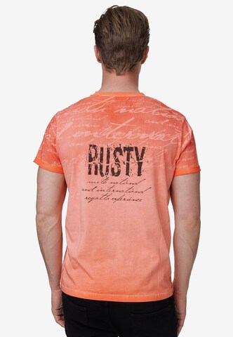 Rusty Neal T-Shirt in Orange