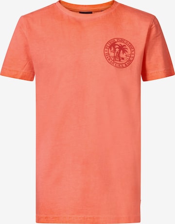 Petrol Industries Shirt in Oranje: voorkant