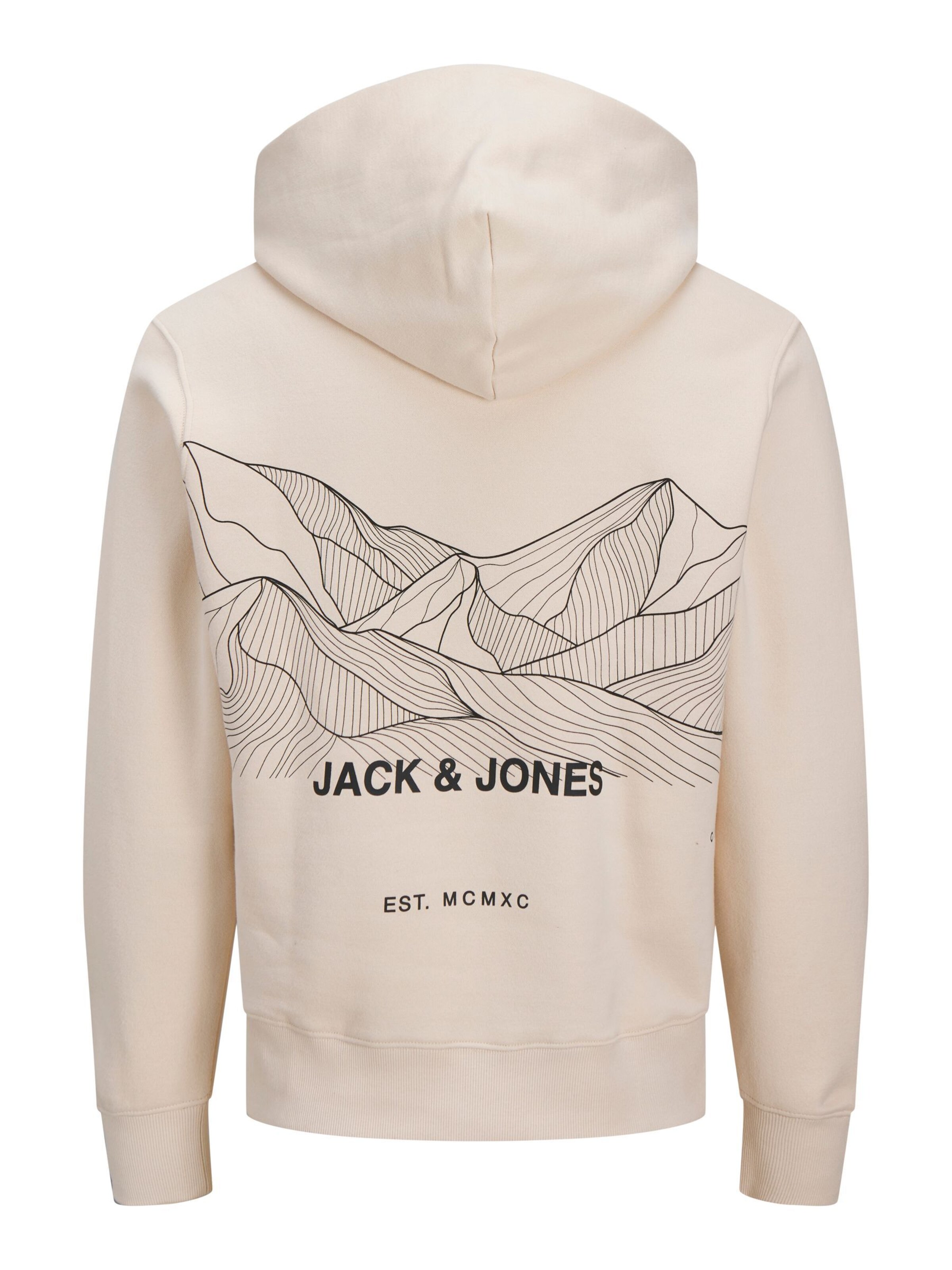 Sweat-shirt 'JJAW25' JACK & JONES en beige