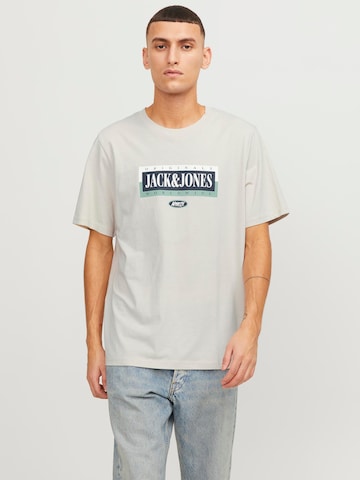 JACK & JONES T-Shirt 'COBIN' in Beige: predná strana