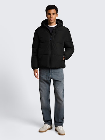 TOM TAILOR DENIM Winter jacket in Black