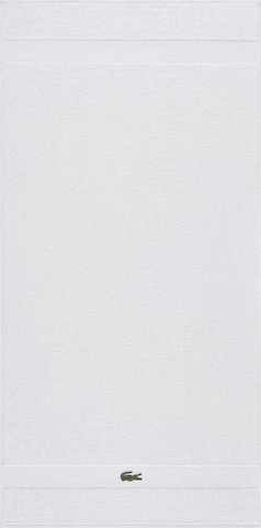 LACOSTE Handtuch 'LCASUAL' in Weiß: Vorderseite