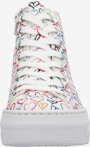 Rieker High-Top Sneakers in White