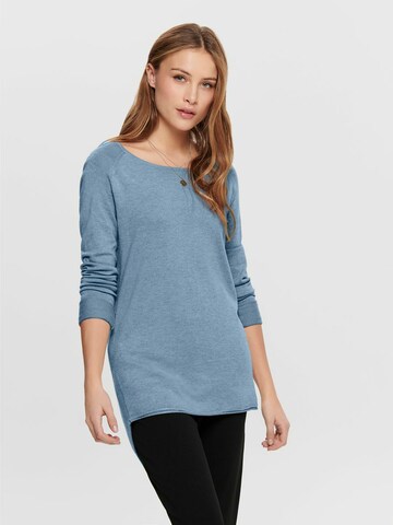 Only Petite Pullover 'Mila' in Blau: predná strana