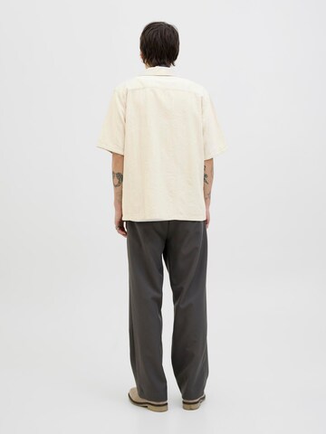 JACK & JONES Comfort fit Overhemd 'JPRBLULUKE' in Wit