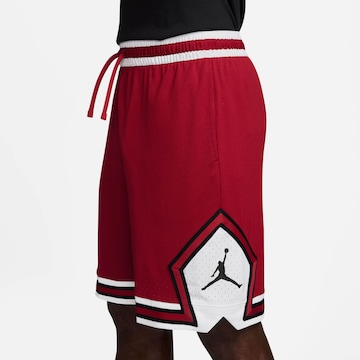 Jordan Regular Athletic Pants 'Diamond' in Red