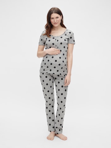 MAMALICIOUS Pajama 'Mira Lia' in Grey: front