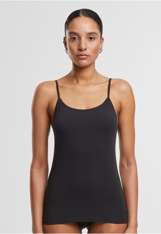 Urban Classics Top in Schwarz: Vorderseite