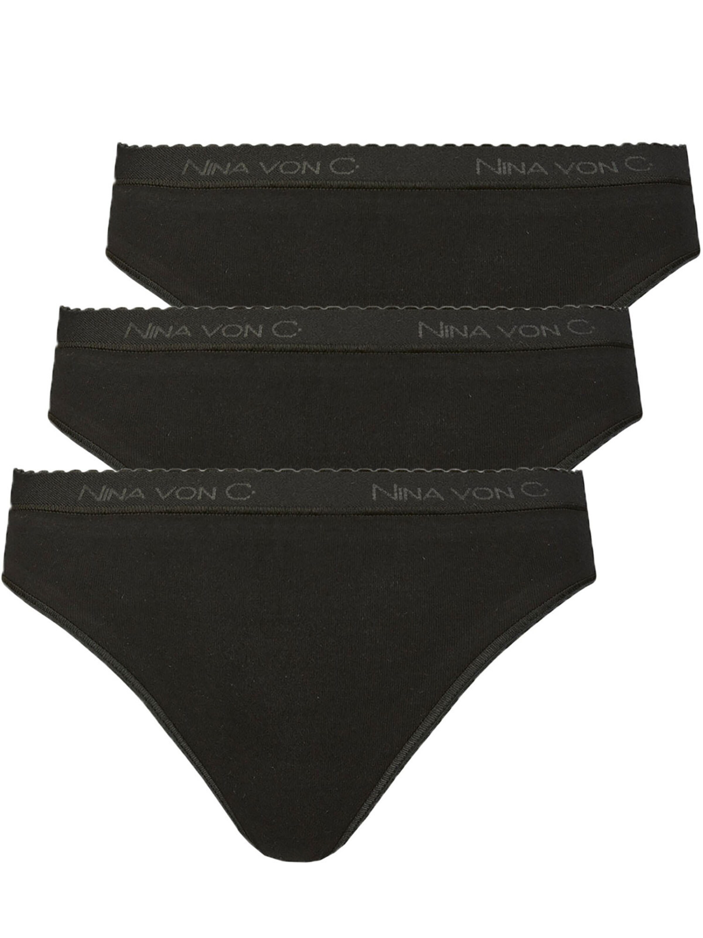 Nina von C. Slip 'Slipboutique'‌‌‌‌‌‌‌ in Schwarz: Vorderseite