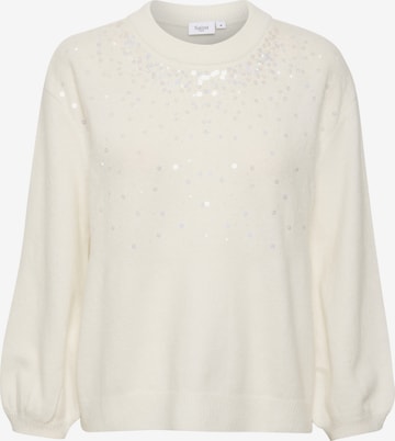 Pull-over 'Barbel' SAINT TROPEZ en blanc : devant