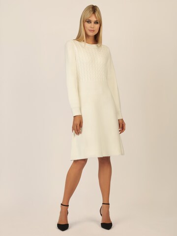 APART Knitted dress in White