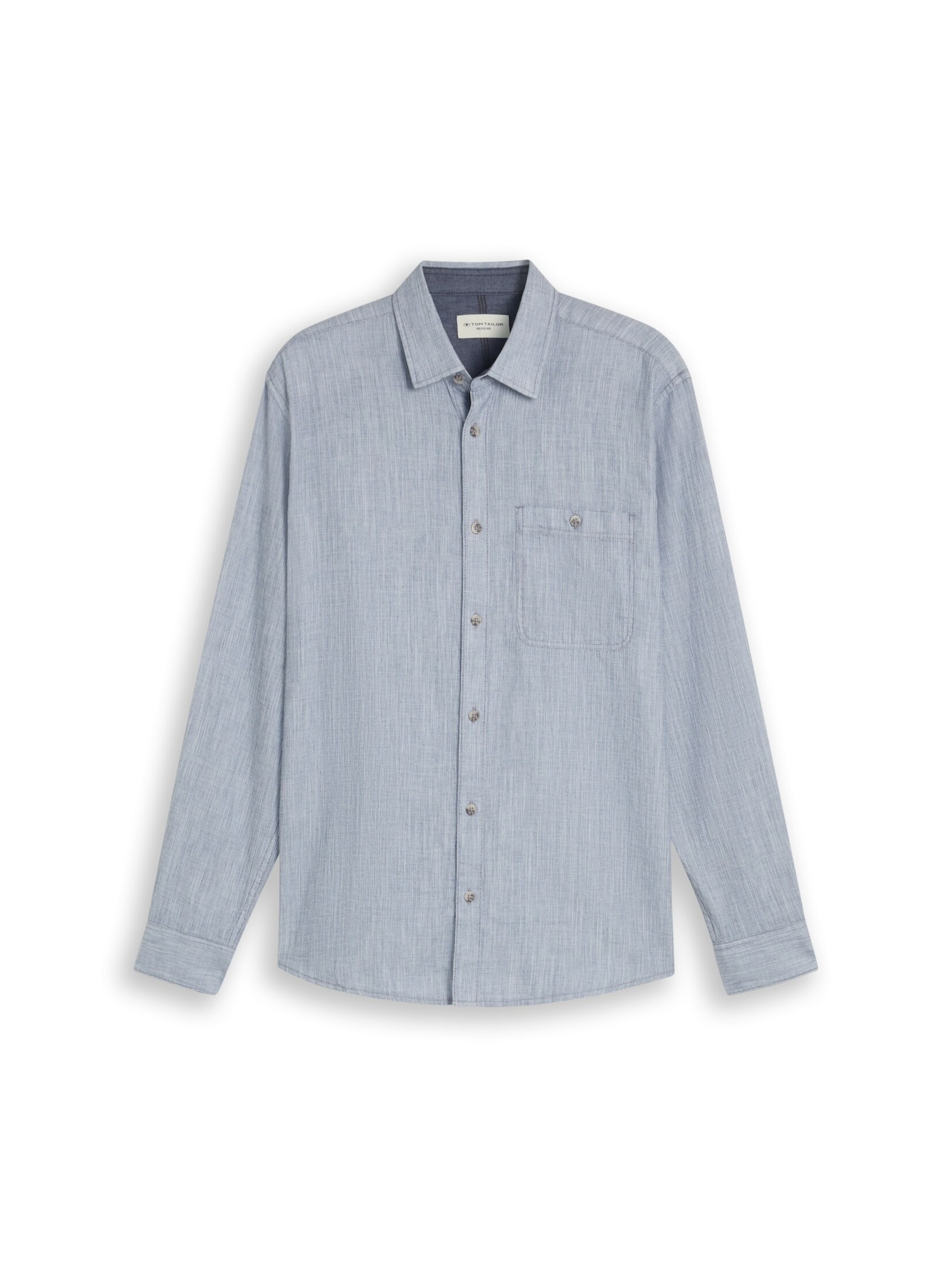 TOM TAILOR Hemd in Blau: Vorderseite
