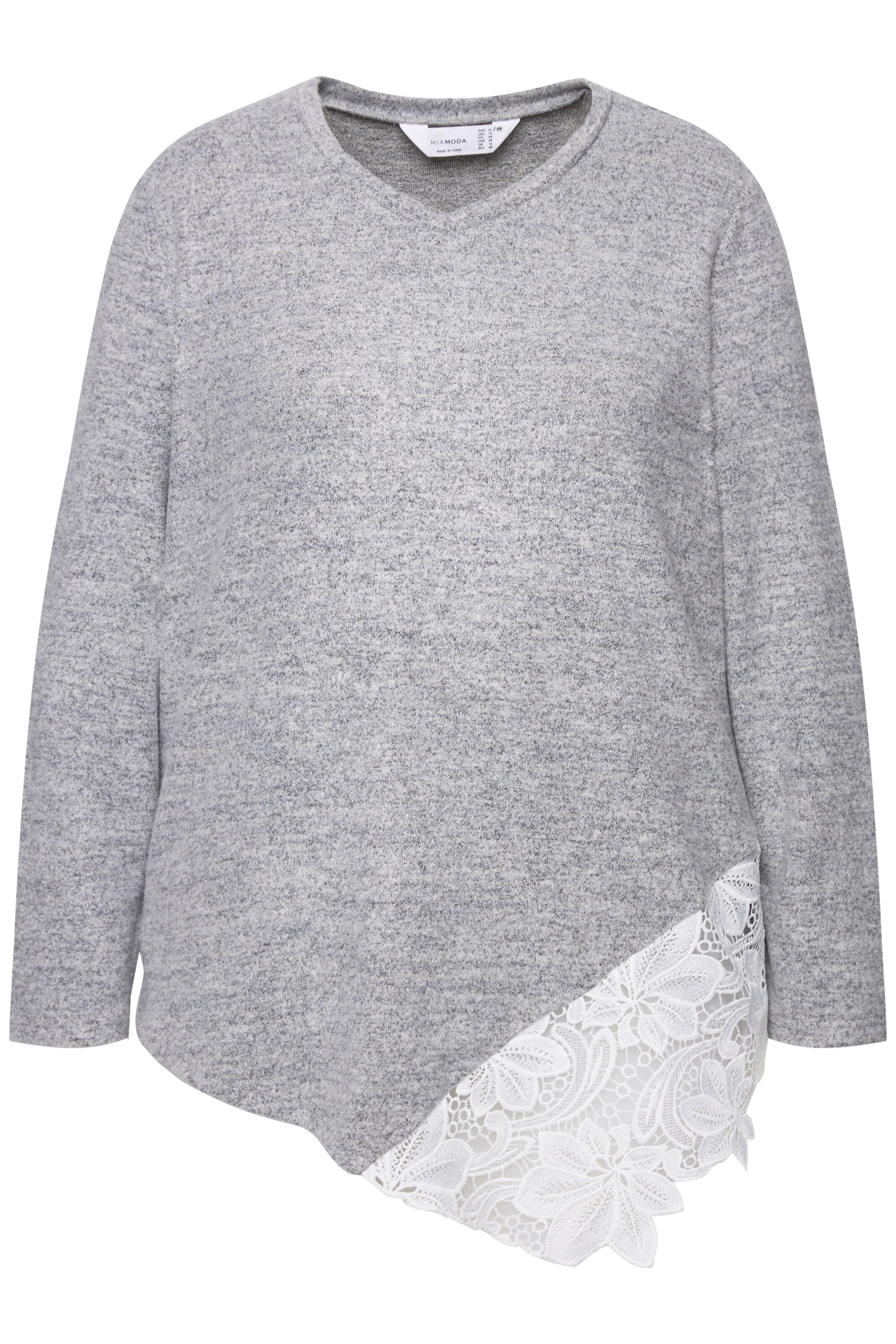 MIAMODA Pullover in Grau: Vorderseite