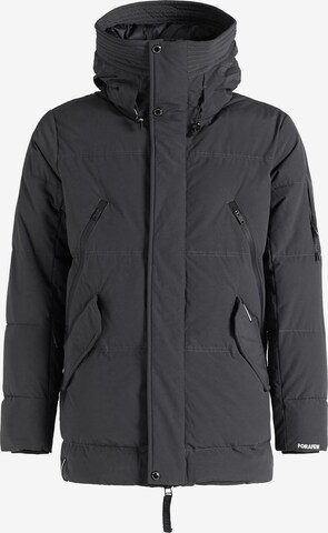 khujo Winter Jacket 'Gord' in Grey: front