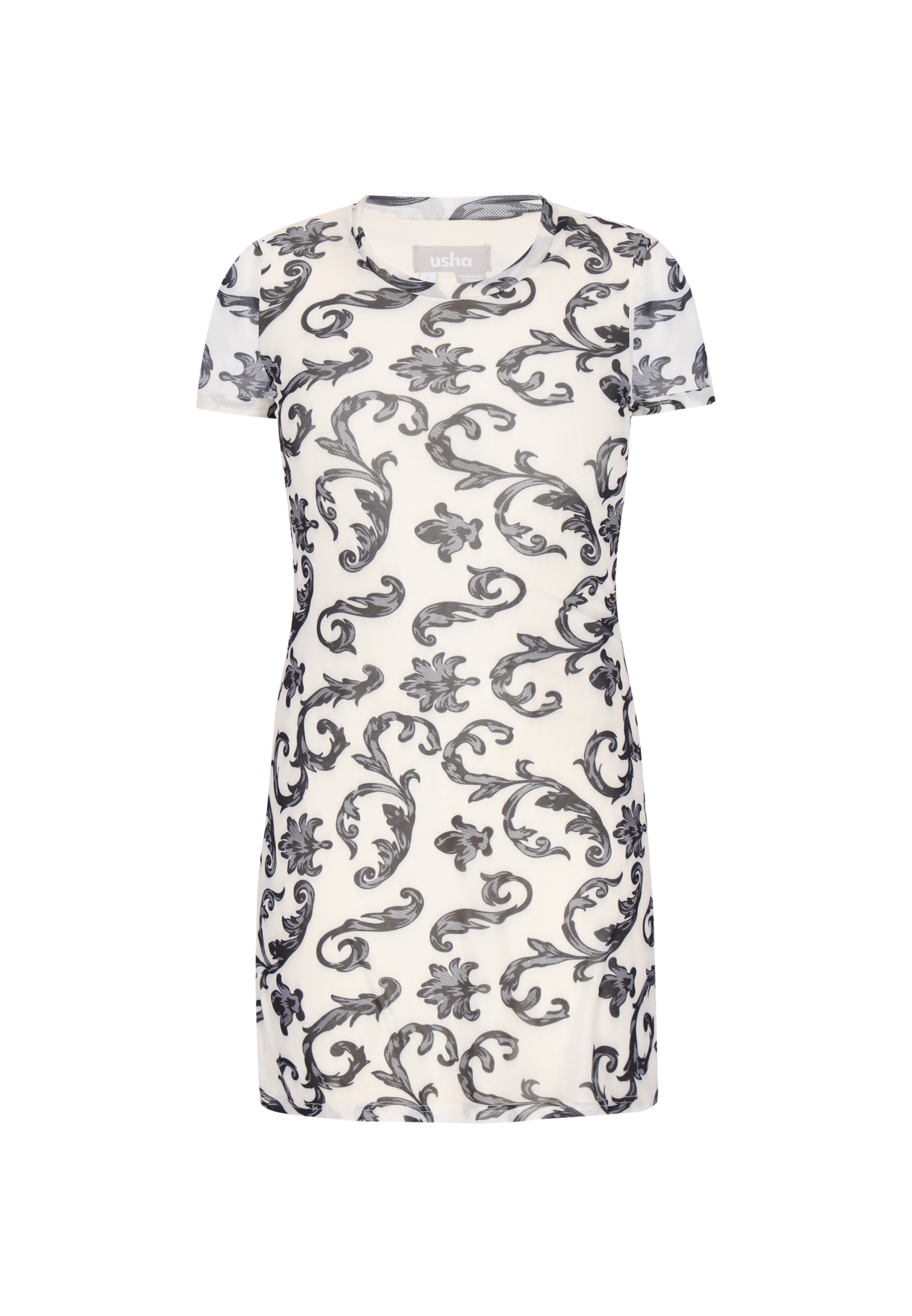 Usha Dress in Lila: Vorderseite