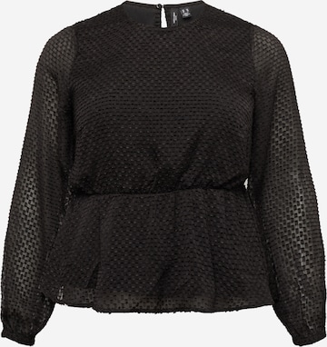 Vero Moda Curve Blouse 'Rosa' in Black: front