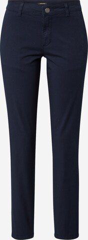 MORE & MORE Slimfit Kalhoty – modrá: přední strana
