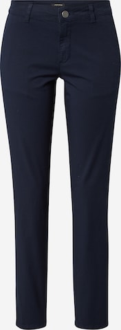 Coupe slim Pantalon MORE & MORE en bleu : devant