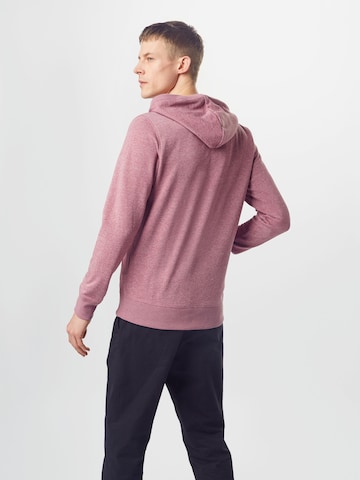 JACK & JONES Zip-Up Hoodie 'Tons' in Pink