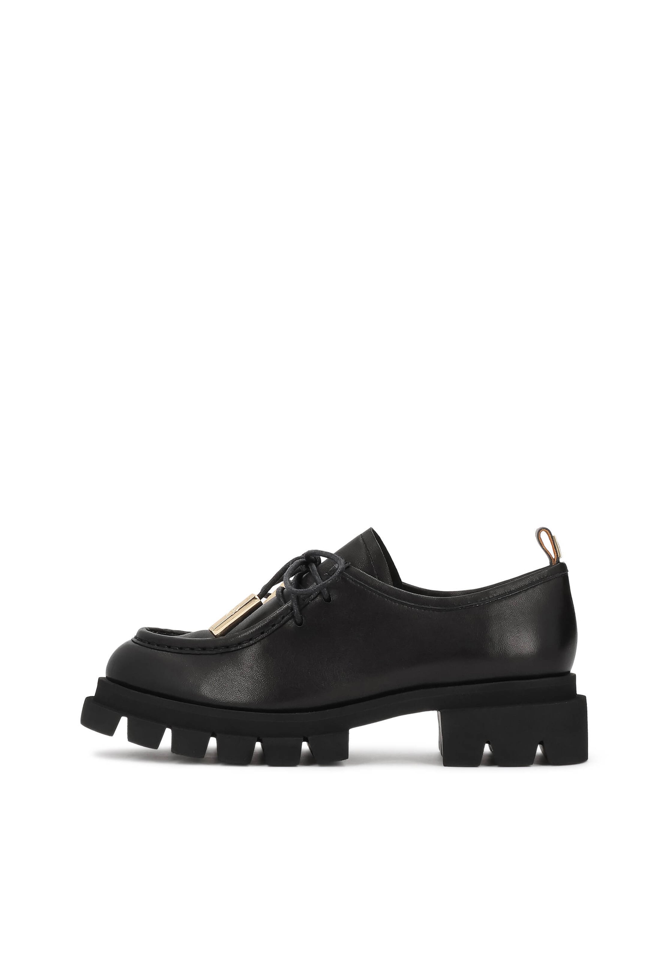 Chaussure basse Kazar en noir : devant