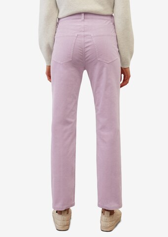 Marc O'Polo Regular Pants 'Linde' in Purple