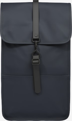 RAINS Backpack in Blue: front