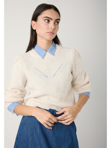 MORE & MORE Pullover in Beige: Vorderseite