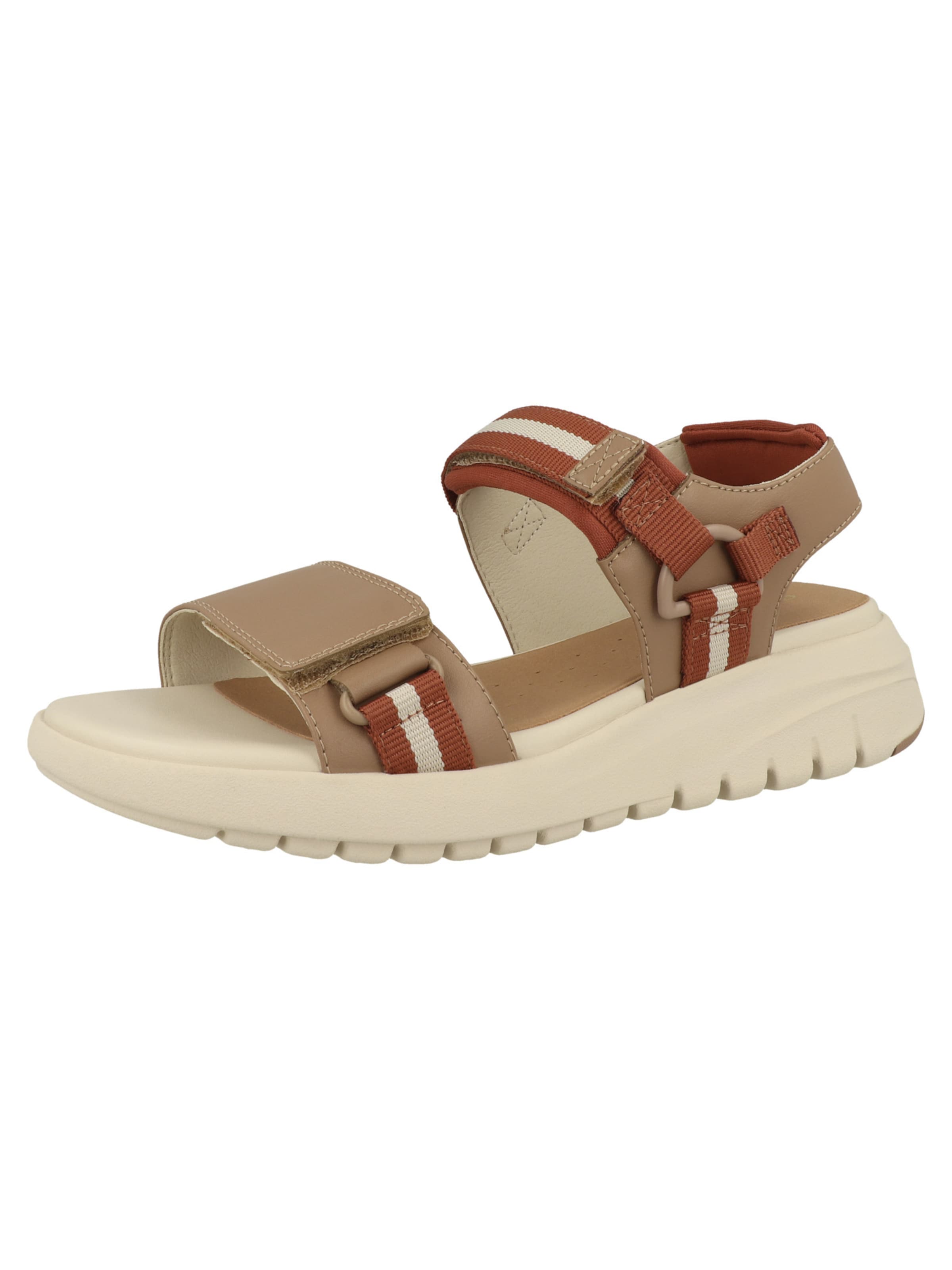 Sandales 'Flextride' GEOX en beige : devant