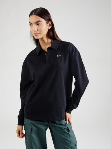 Nike Sportswear - Camiseta 'Essential' en negro: frente