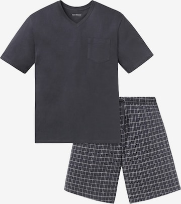 SCHIESSER Short Pajamas in Grey: front