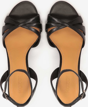 Kazar Strap sandal in Black