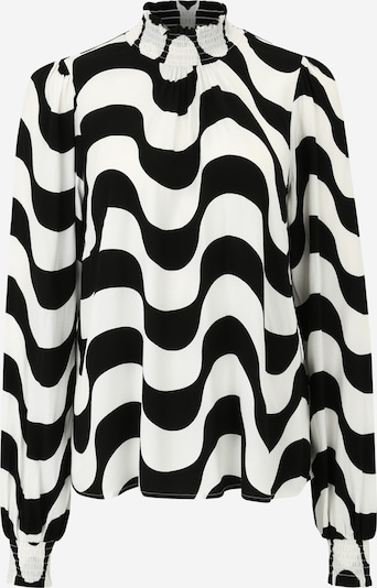 Y.A.S Tall Bluse 'WAVEO' in schwarz / weiß, Produktansicht