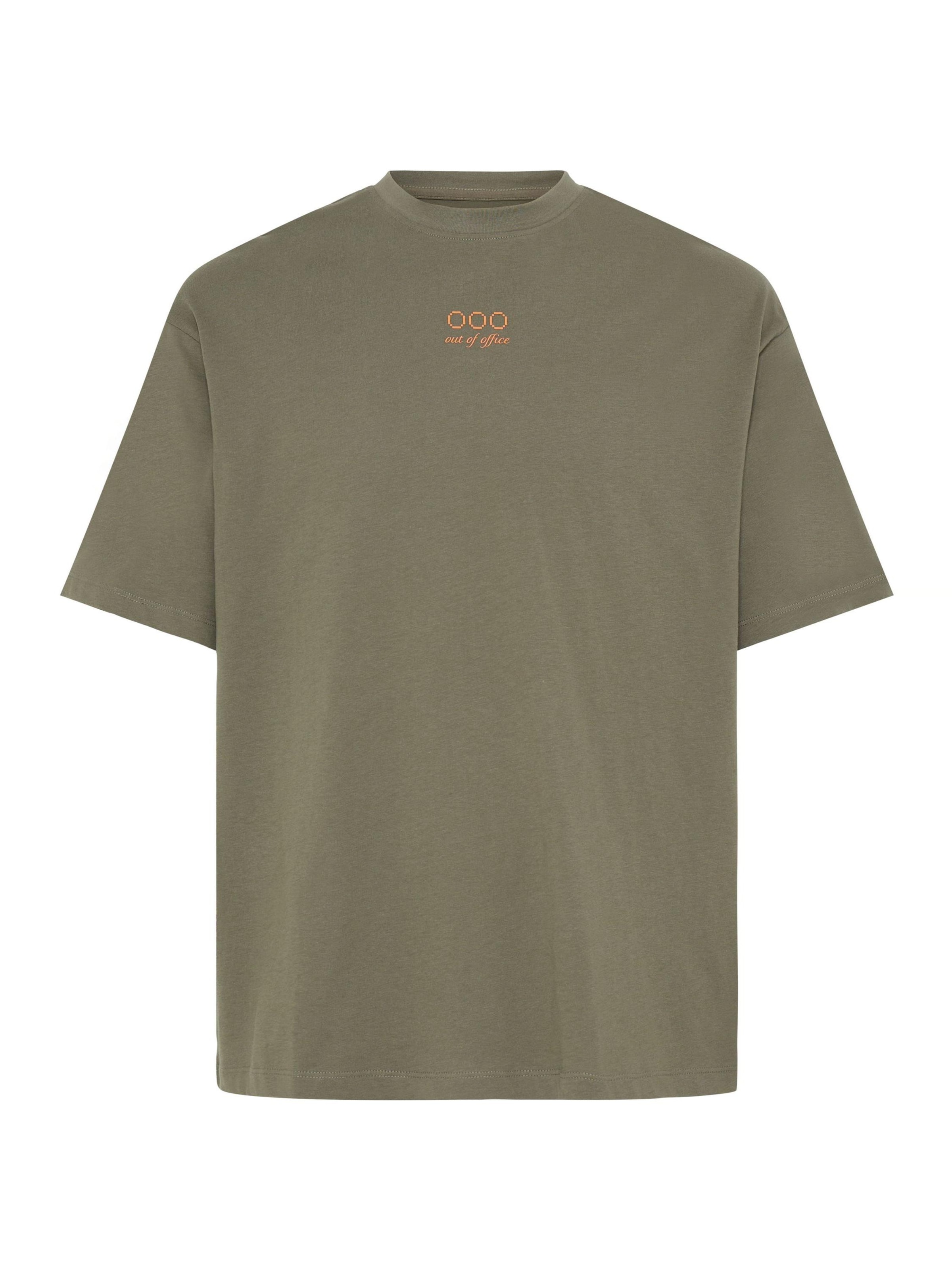 BLEND Shirt ' BHKyle Backprint ' in Green: front