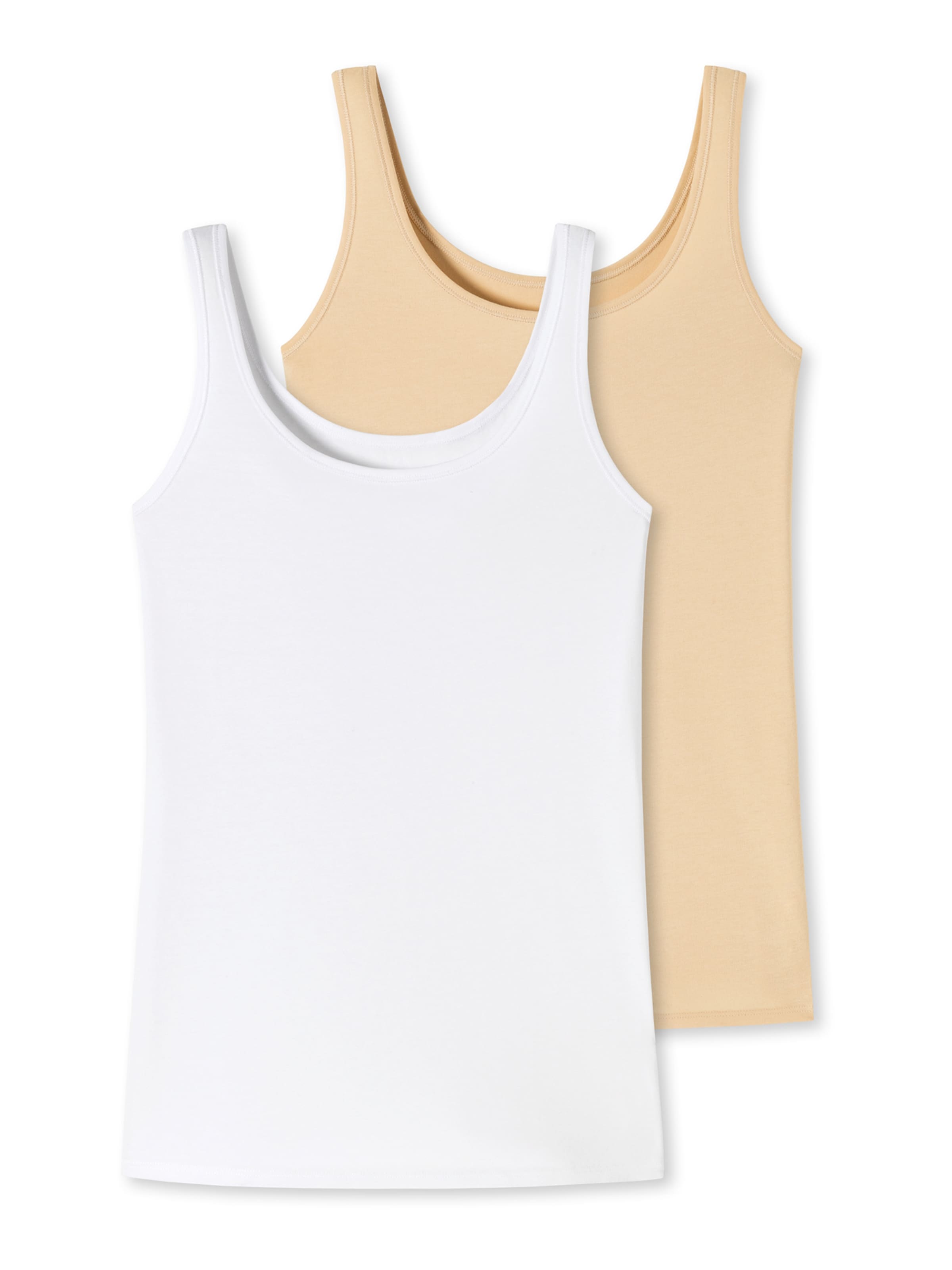 uncover by SCHIESSER Onderhemd ' Uncover ' in Beige: voorkant