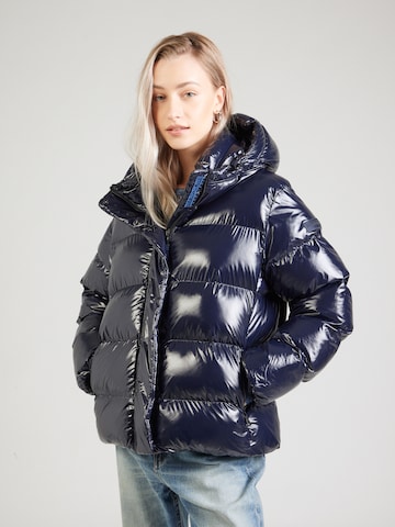 NAPAPIJRI Winterjas 'A-Glane' in Blauw: voorkant