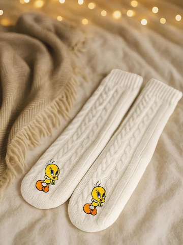Looney Tunes Socks 'Hüttensocken Tweety' in White