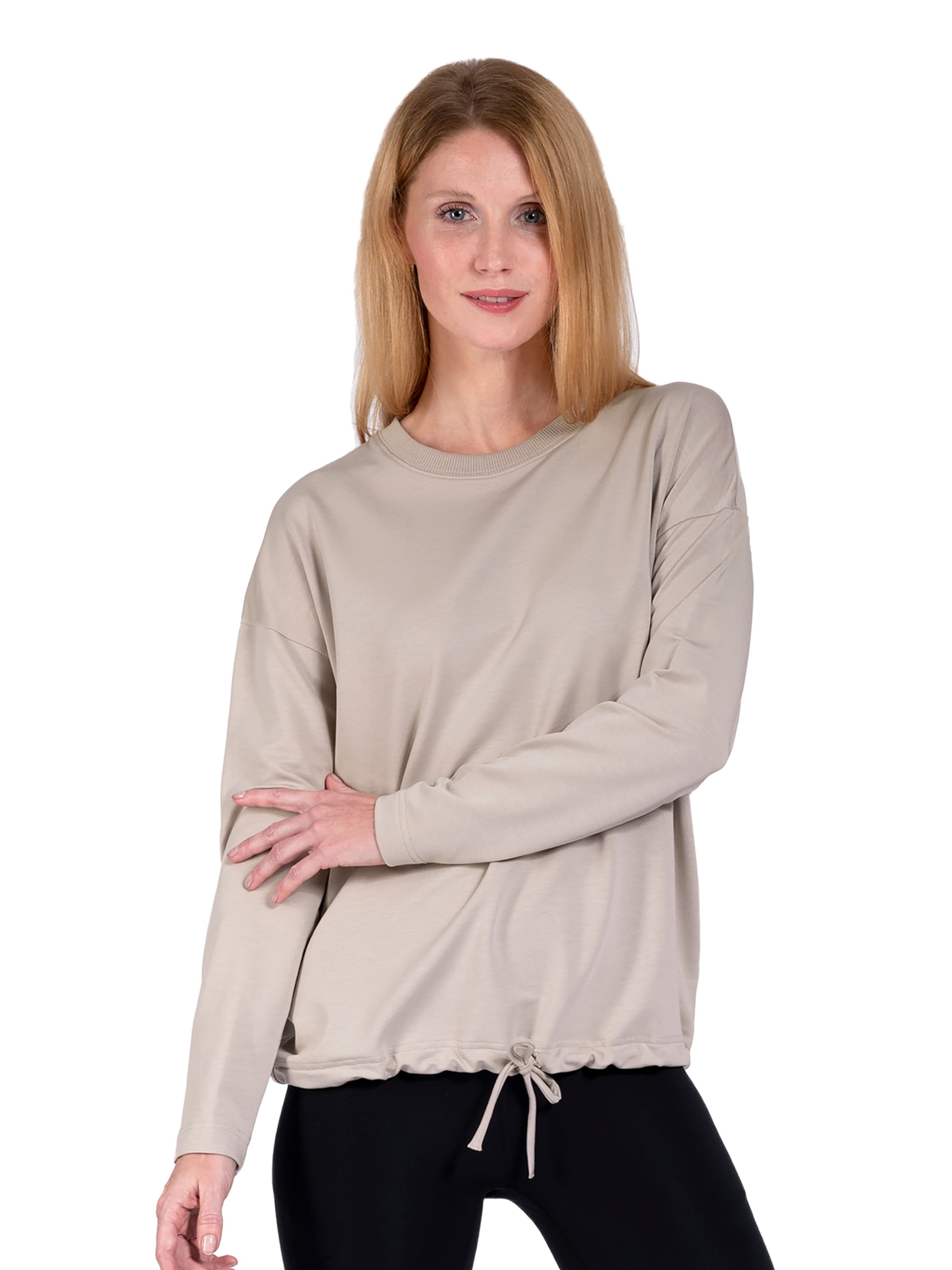 Magadi Sportpullover 'Gigi'‌‌‌‌ in Beige: Vorderseite