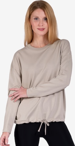 Magadi Sportpullover 'Gigi' in Beige: Vorderseite