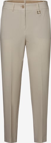 JOOP! Tapered Pleat-front trousers 'Petunia' in Beige: front