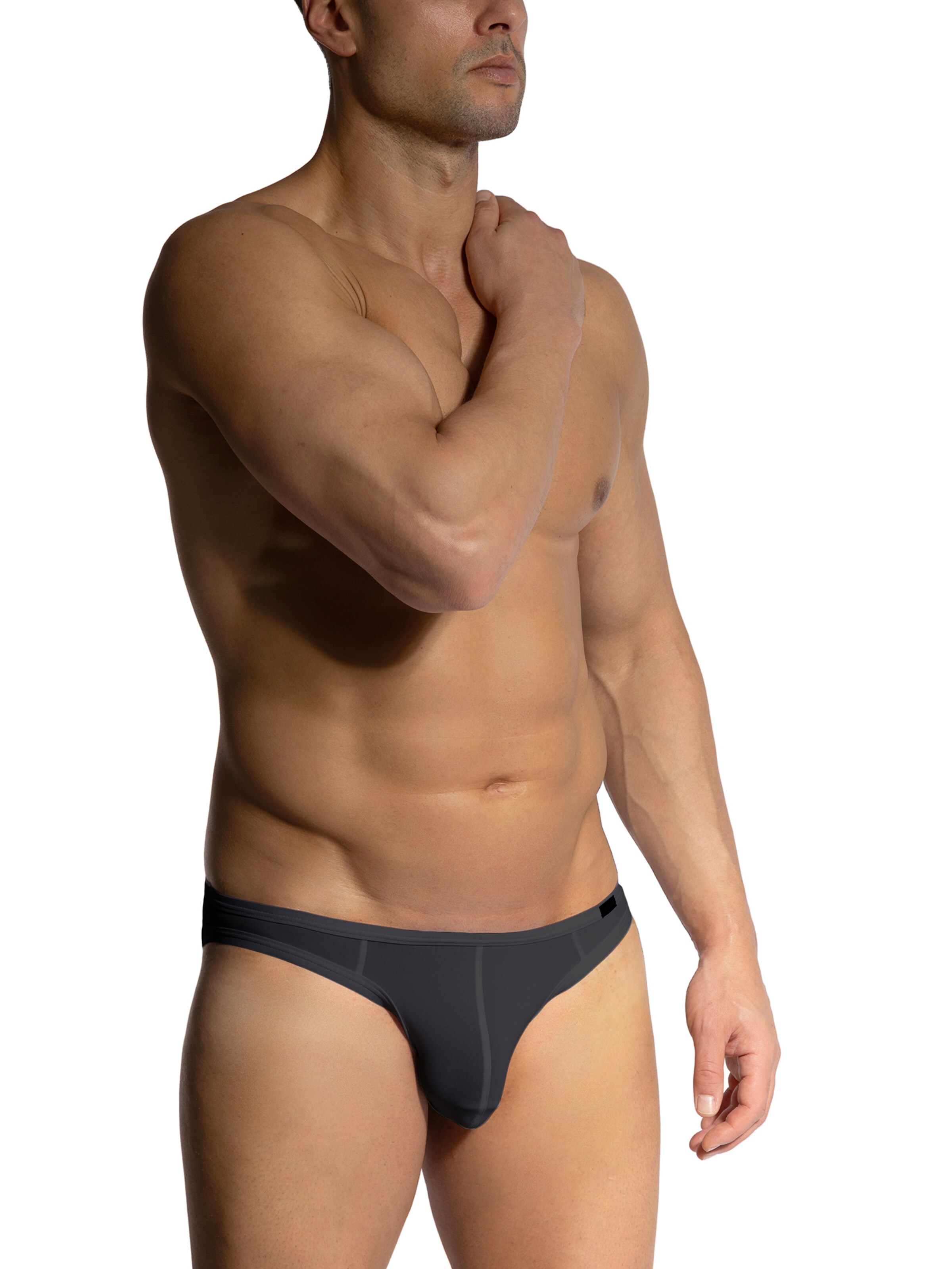Olaf Benz Slip ' RED2455 Brazilbrief ' in Grau: Vorderseite
