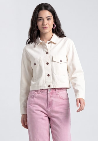 MYMO - Chaqueta de entretiempo en blanco: frente