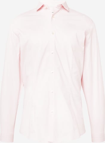 JACK & JONES Button Up Shirt 'PARMA' in Pink: front