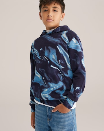 WE Fashion Sweater in Blue: front