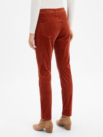 Franco Callegari Slimfit Hose in Rot