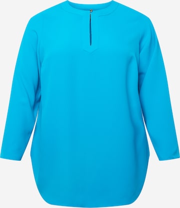 Lauren Ralph Lauren Plus Bluse 'TARIOT' in Blau: predná strana