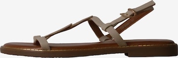 Super Mode - Sandalias 'Flache Riemchensandalen von Loevah Paris' en beige: frente