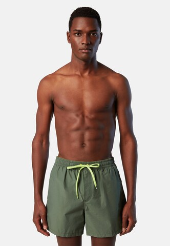 Shorts de bain North Sails en vert : devant