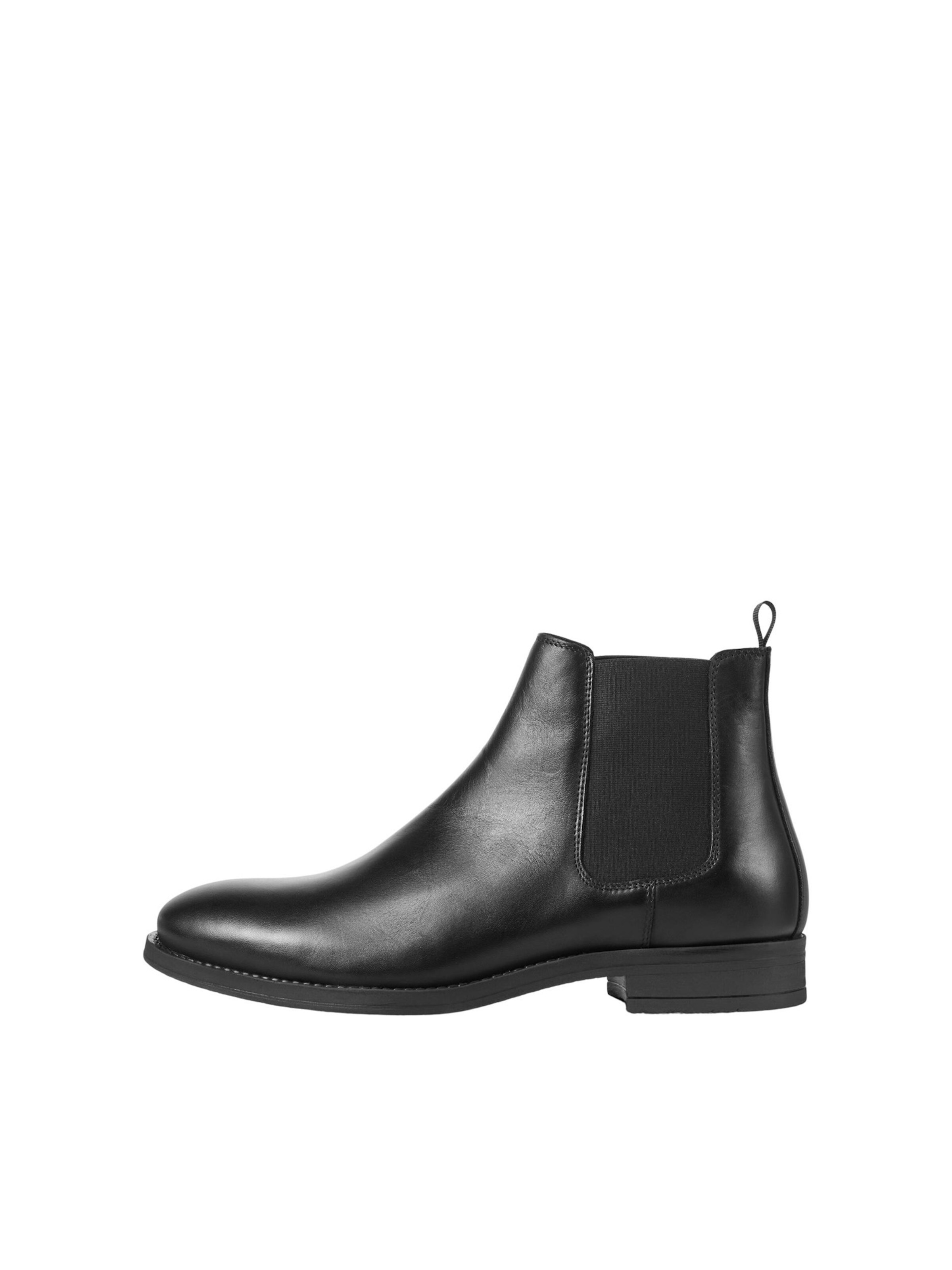 JACK & JONES Chelsea-saapad 'JFWArgo', värv must: eest vaates